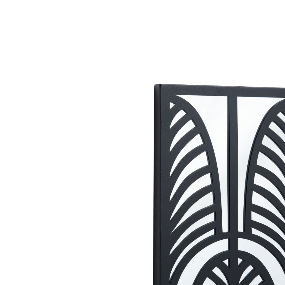 Metal Rectangular Mirrored Wall Art
