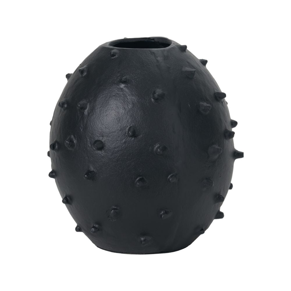 Metal Vase with Bobbles