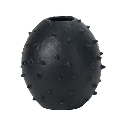 Metal Vase with Bobbles