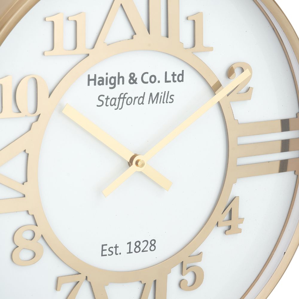 Metal Round Wall Clock