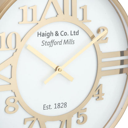 Metal Round Wall Clock