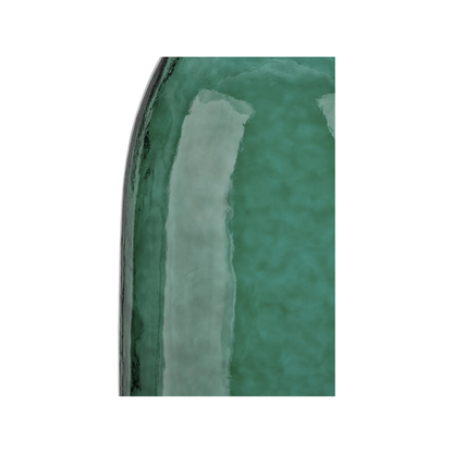 Organic Shaped Recycled Glass Tall Vase