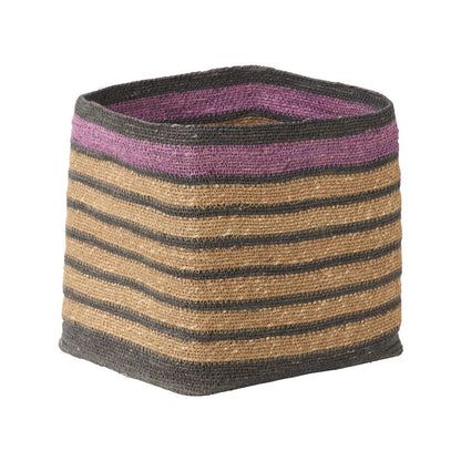 Seagrass Stripe Square Basket