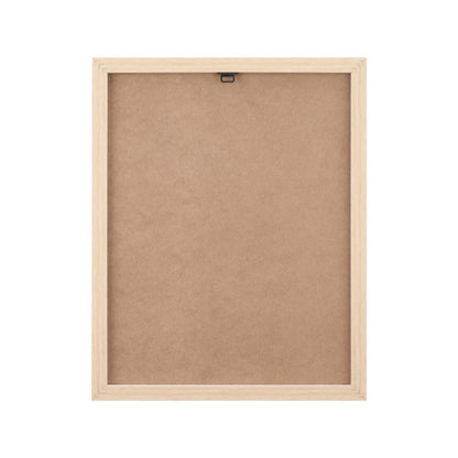 Canvases Natural Abstract with Natural Frame (Set of 2)