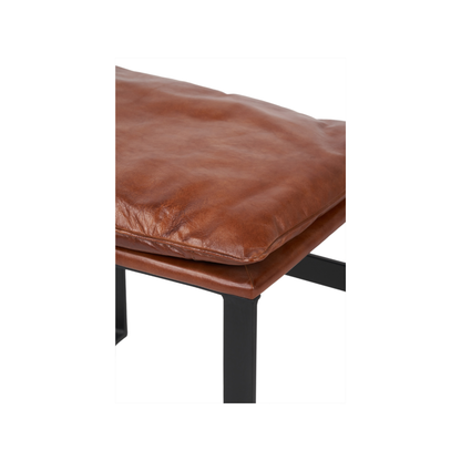 Nico Leather Chair and Footstool