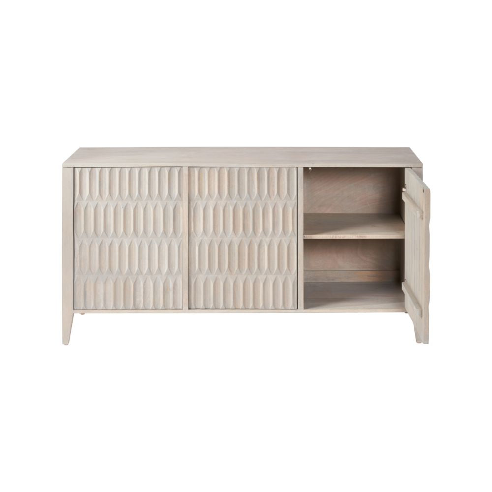 Khao Light Grey Mango Wood Sideboard