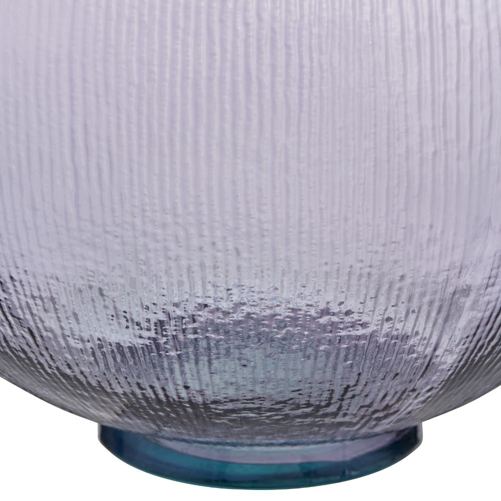 Recycled Glass Round Vase