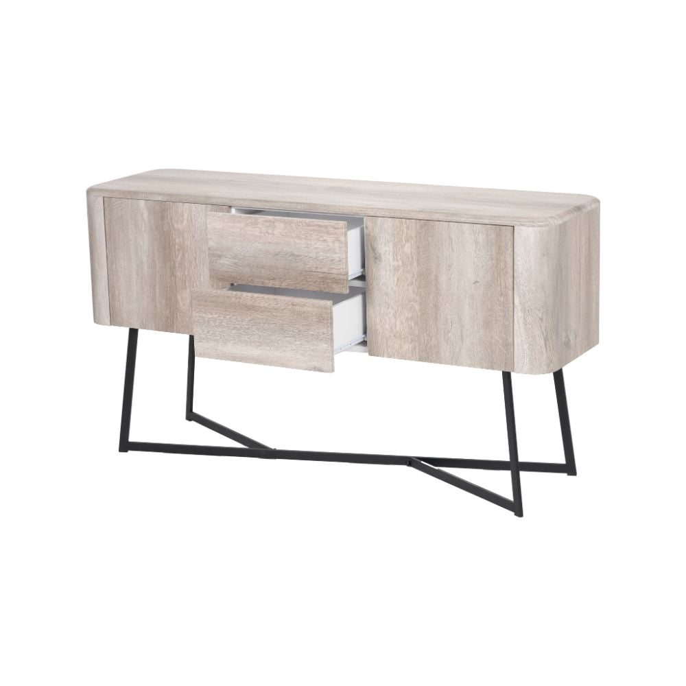 Ukiah Grey Oak Veneer Sideboard