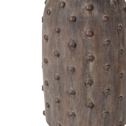 Kali Textured Dot Stoneware Vase