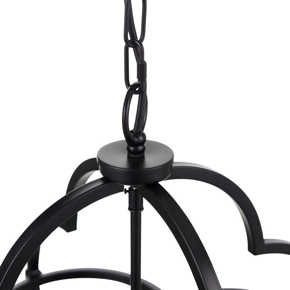 Amine 4 Light Fleur De Lys Pendant