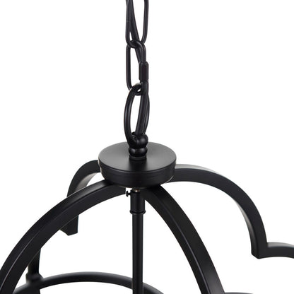 Amine 4 Light Fleur De Lys Pendant