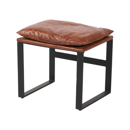 Nico Leather Chair and Footstool