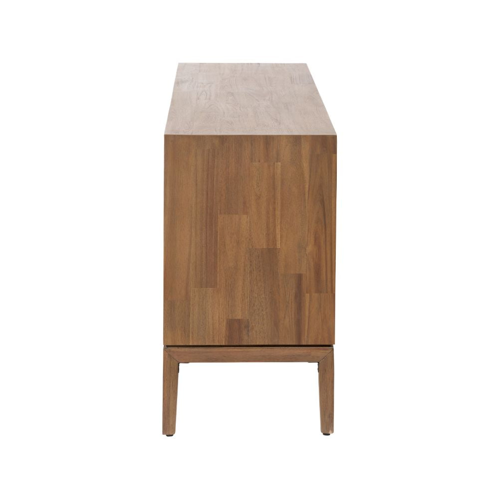 Gio Acacia Wood 4 Door Sideboard