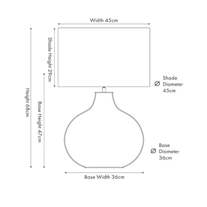 Allona Rattan Table Lamp