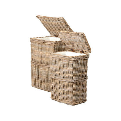 Kubu Rectangular Linen Baskets (Set of 2)