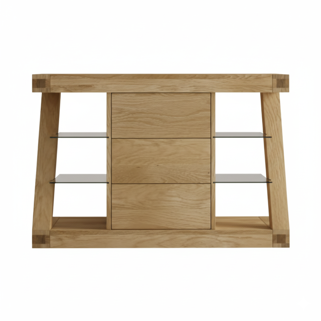 Z Solid Oak Small Sideboard