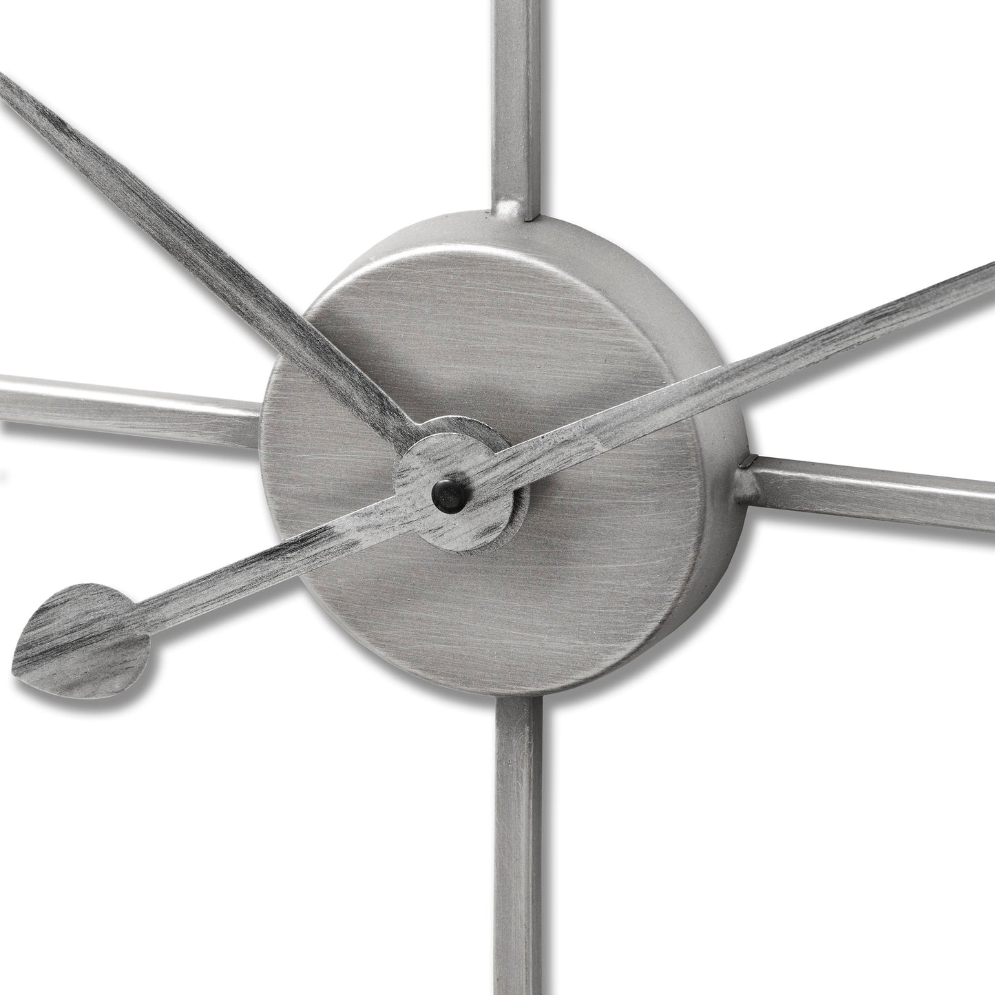 Skeleton Silver Large Wall Clock