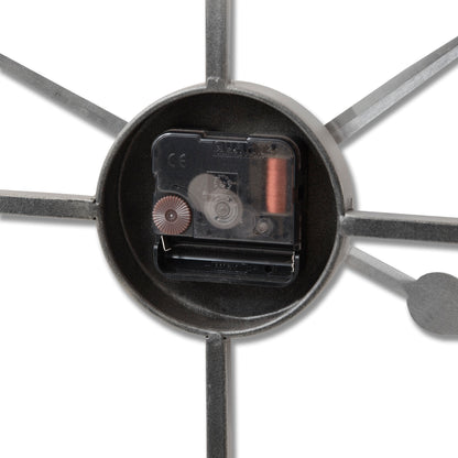 Skeleton Silver Large Wall Clock