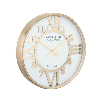 Metal Round Wall Clock