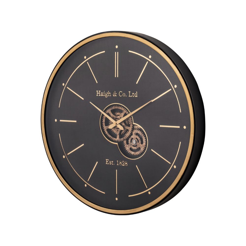 Wood Working Cog Wall Clock