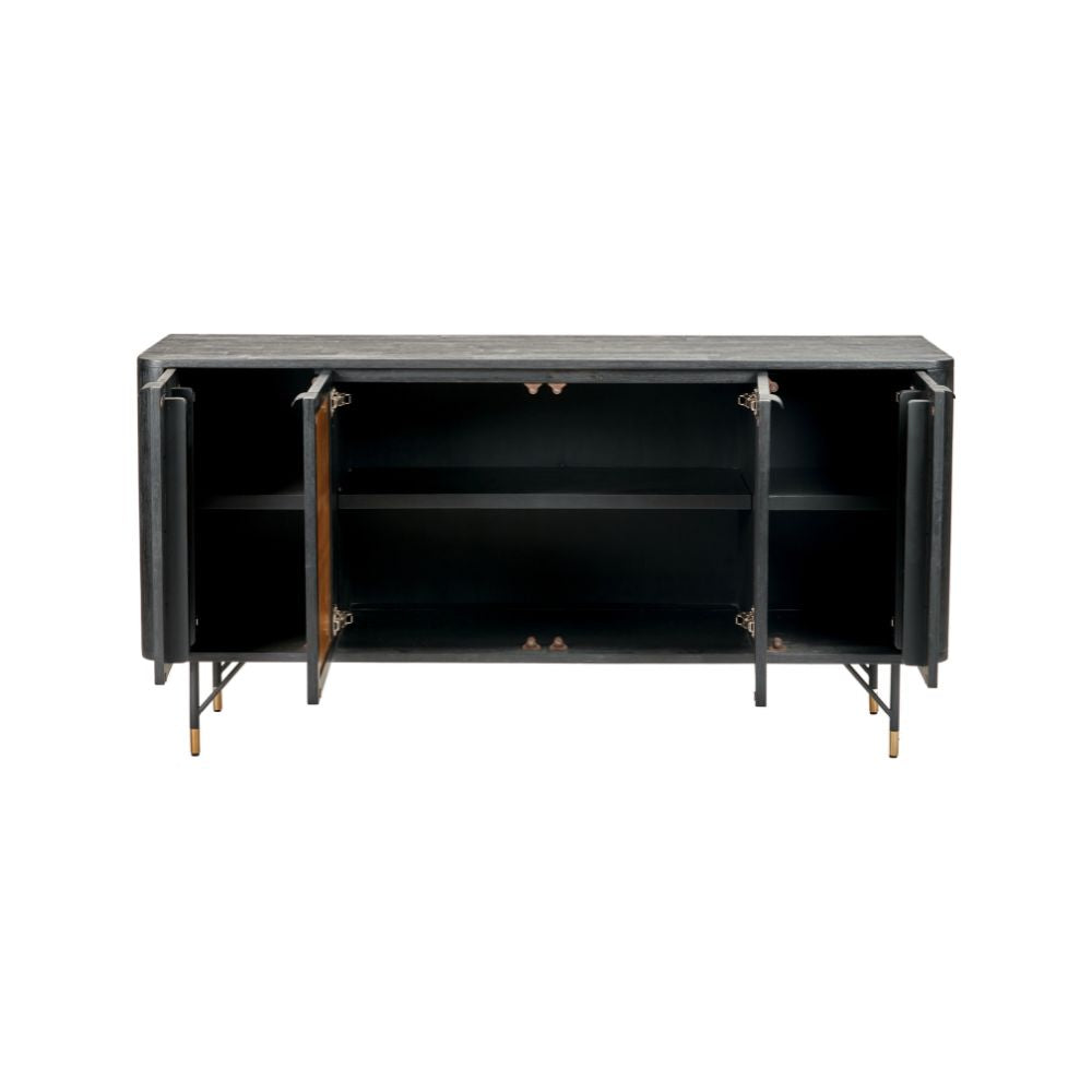 Fiji Black Acacia Wood Sideboard