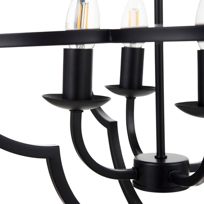 Amine 4 Light Fleur De Lys Pendant