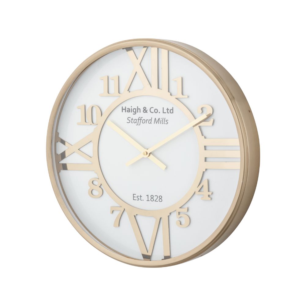 Metal Round Wall Clock