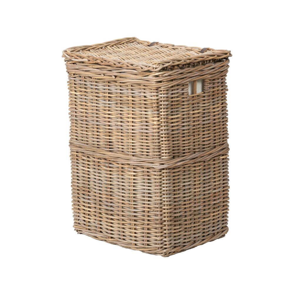 Kubu Rectangular Linen Baskets (Set of 2)