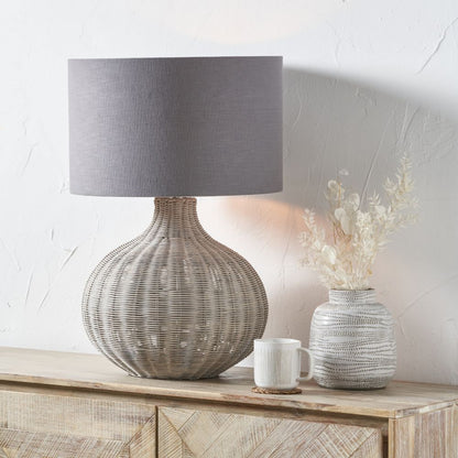 Allona Rattan Table Lamp