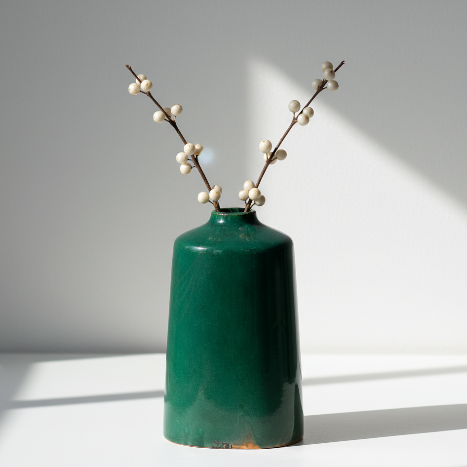 Garda Emerald Glazed Liv Vase