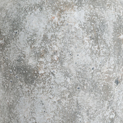Aged Stone Ceramic Tall Vase