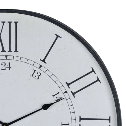 Embossed Station Large Wall Clock