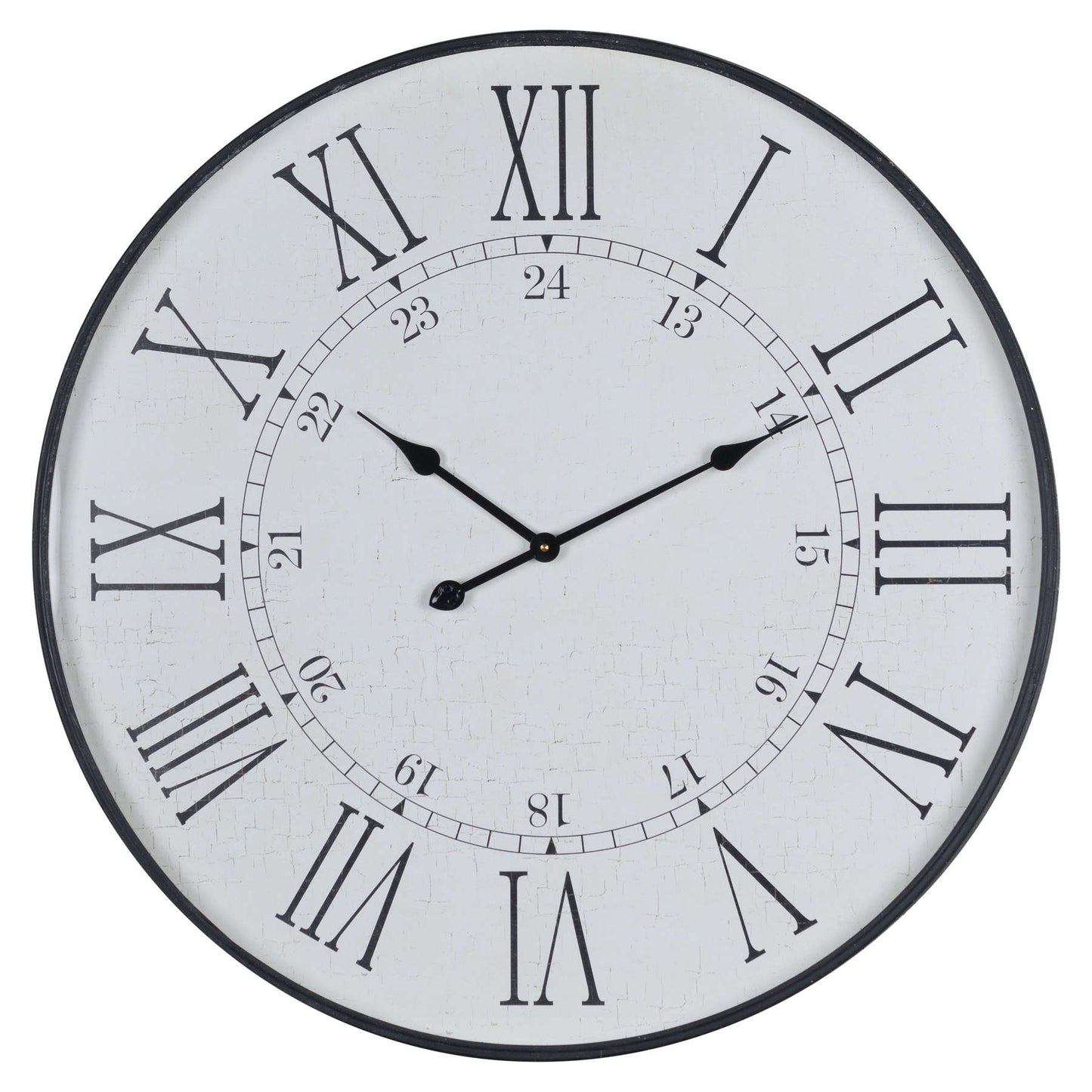 Embossed Station Large Wall Clock