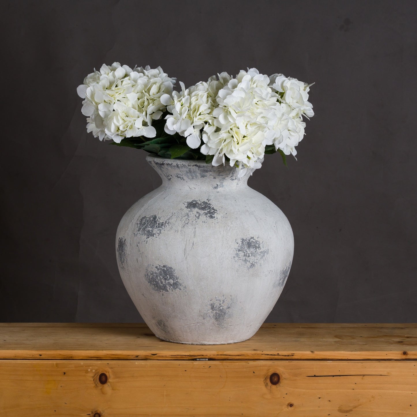 Downton Antique White Large Vase