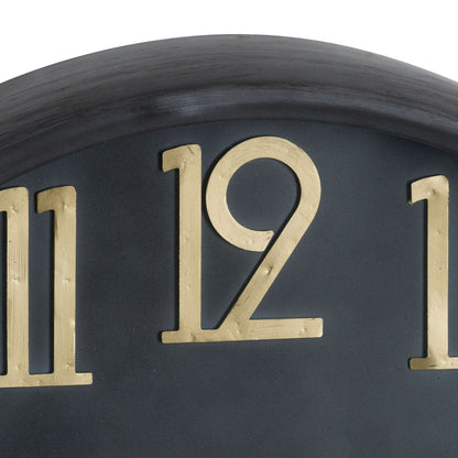 Soho Brass And Black Large Wall Clock
