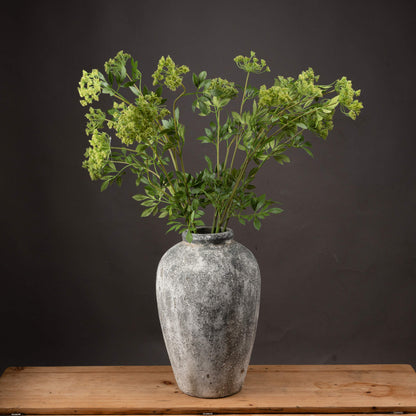 Shabby Green Single Hydrangea