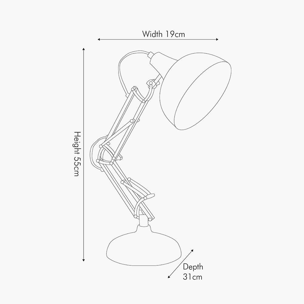 Alonzo Metal Angled Task Table Lamp