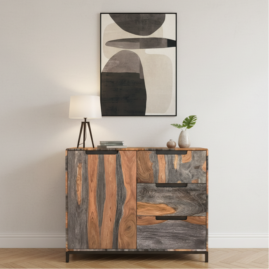 Kavi Sheesham Wood Standard Sideboard
