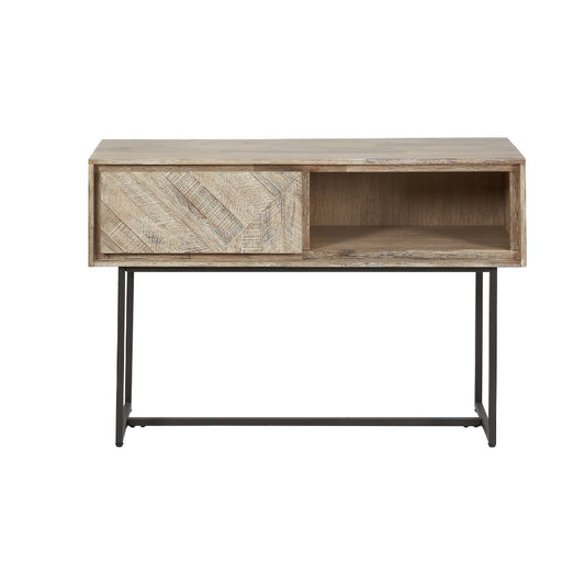 Marca Sand Wash Acacia Wood 1 Drawer Console Table