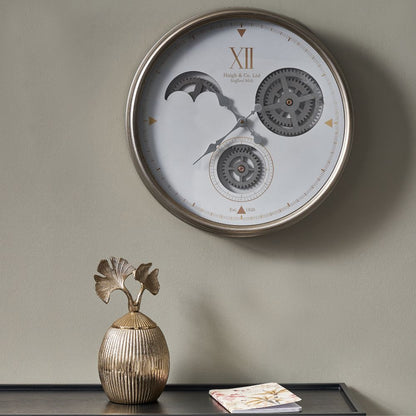 Metal Working Cog Wall Clock