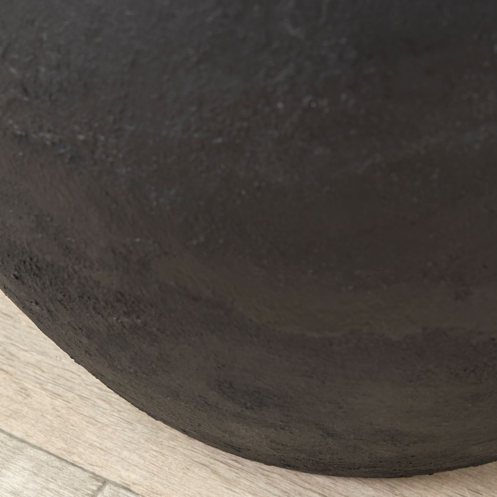 Fibrestone Black Decorative Vase