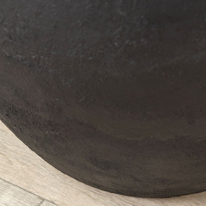 Fibrestone Black Decorative Vase