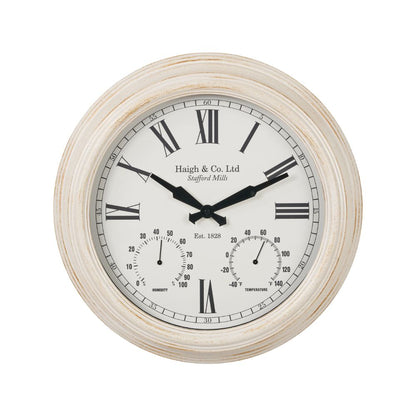 Antique Effect Indoor Outdoor Wall Clock