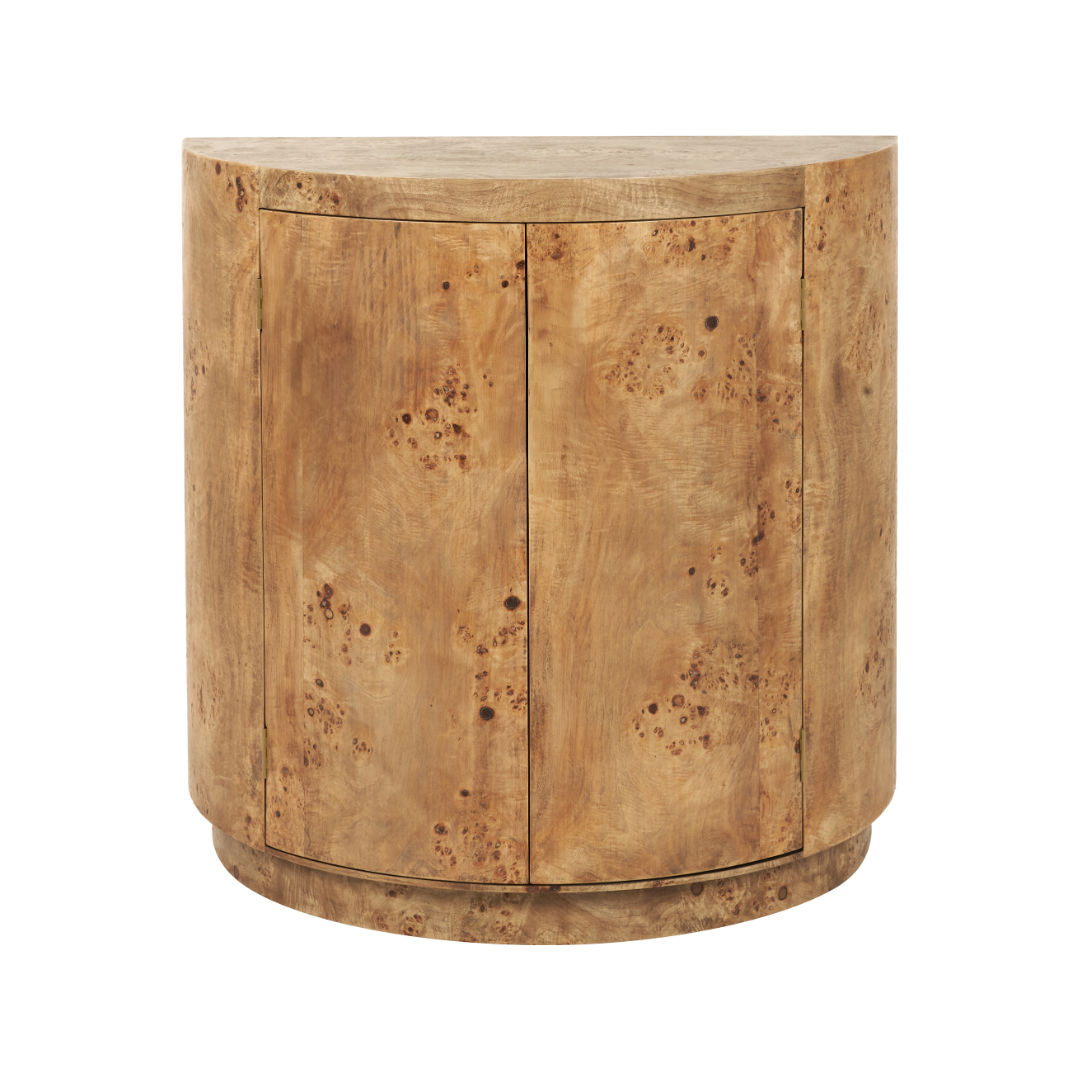 Newborough Burr Wood Effect 2 Door Sideboard
