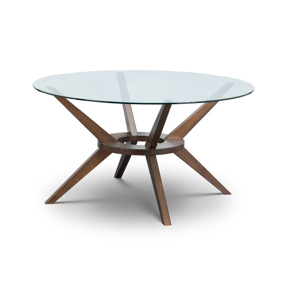 Chelsea 140cm Round Glass Dining Table