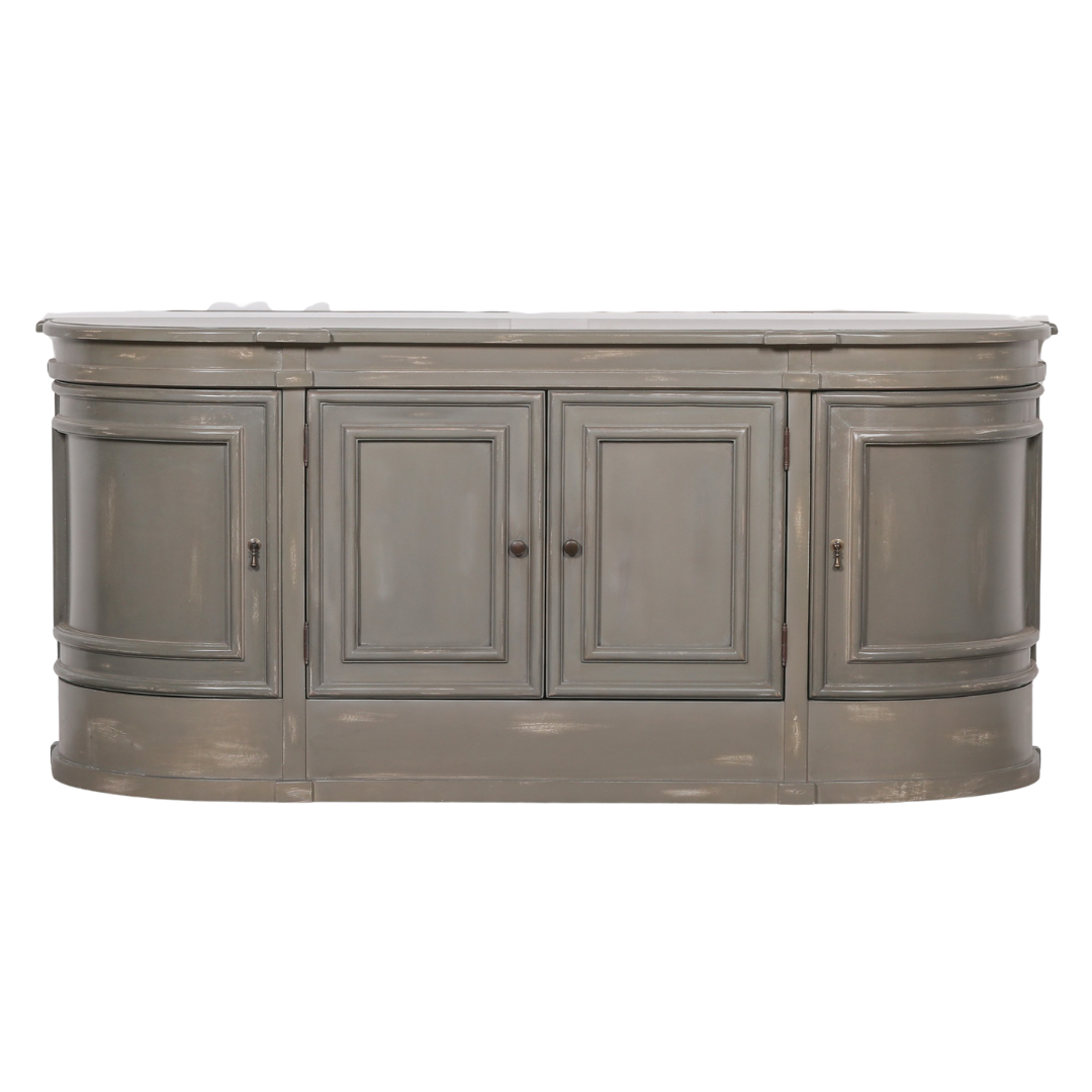 Elden Distressed Grey Mahogany Sideboard