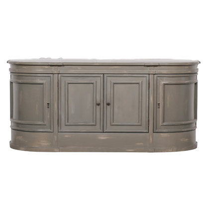 Elden Distressed Grey Mahogany Sideboard