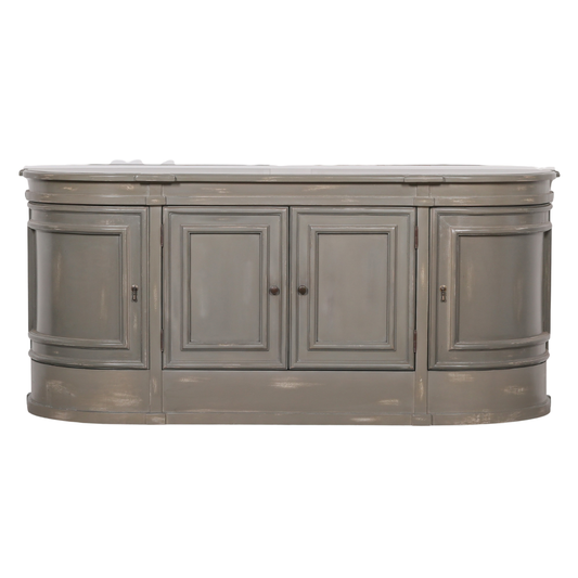 Elden Distressed Grey Mahogany Sideboard