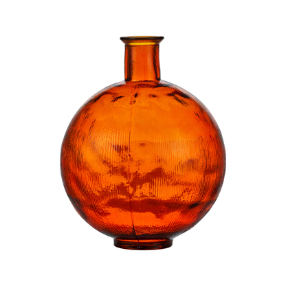 Recycled Glass Round Vase