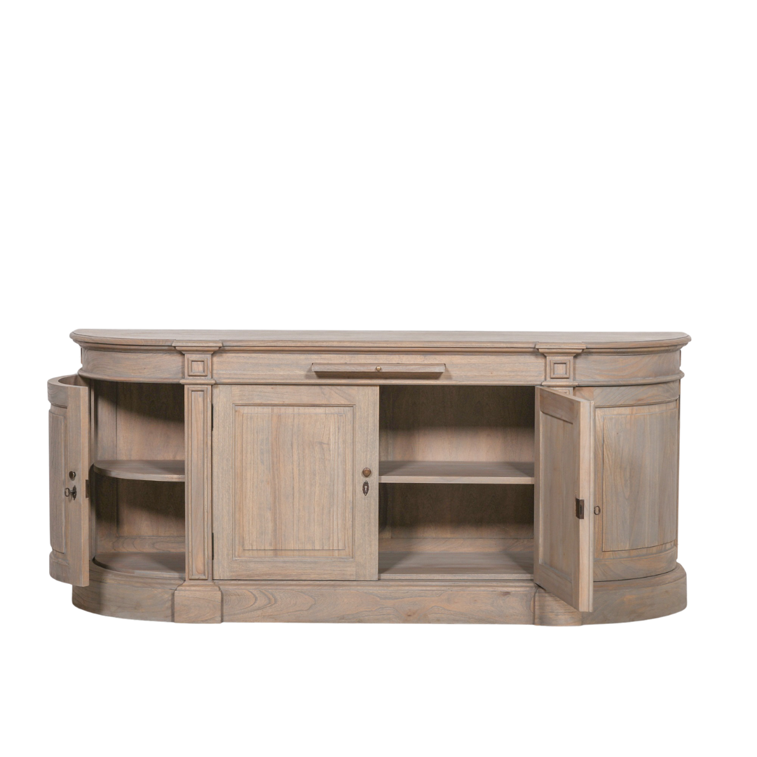 Arbouré Large Rustic White Cedar Buffet Sideboard